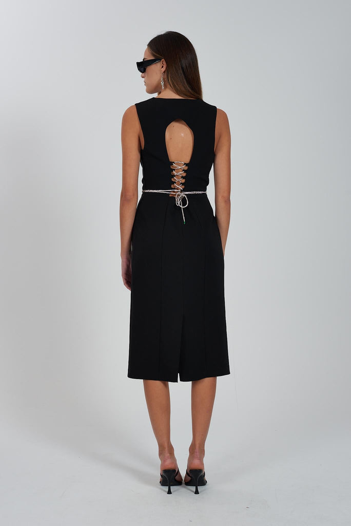 YES ZEE ABITO DONNA IN TESSUTO TECNICO, SCHIENA NUDA