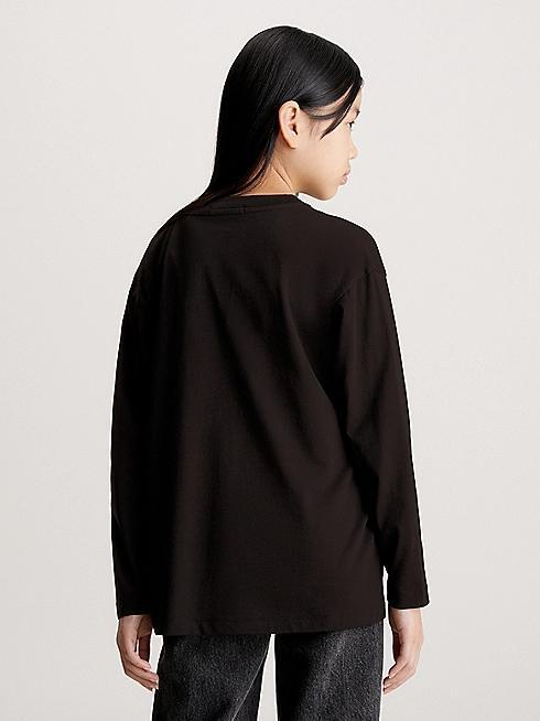 CALVIN KLEIN JEANS INST. LOGO RELAXED LS T-SHIRT