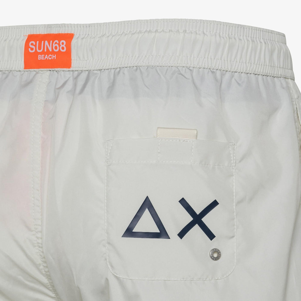 SUN68 SWIM PANT WITH MACRO LOGO ON FRONT