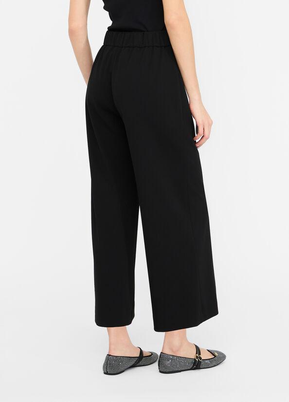 LIU JO PANT.FLARE CROPPED ELASTIC H.W