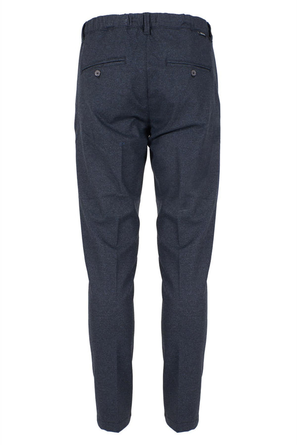 YES ZEE PANTALONE UOMO, COULISSE + ELASTICO, PINCES