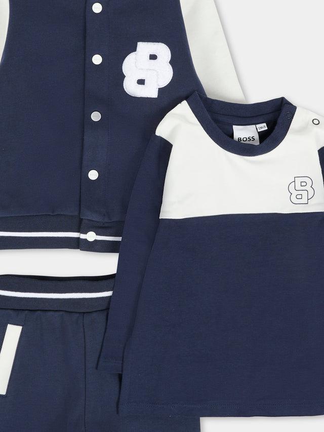 BOSS PANTALONE+CARDIGAN+CAMICIA DI