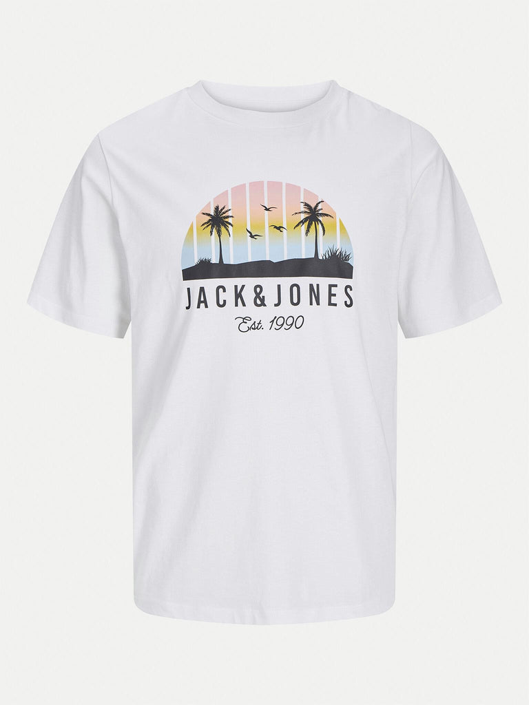 JACK JONES KIDS JJPALM TEE SS CREW NECK JNR