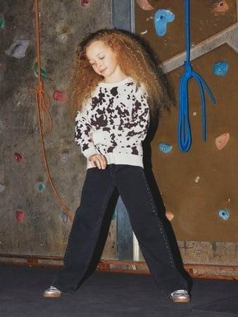 NAME.IT NKFROSE WIDE RHINESTONE JEANS 8810-BF O