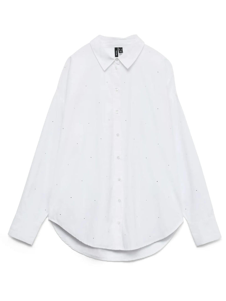 VERO MODA VMFANNI RHINESTONE LS SHIRT WVN NOOS