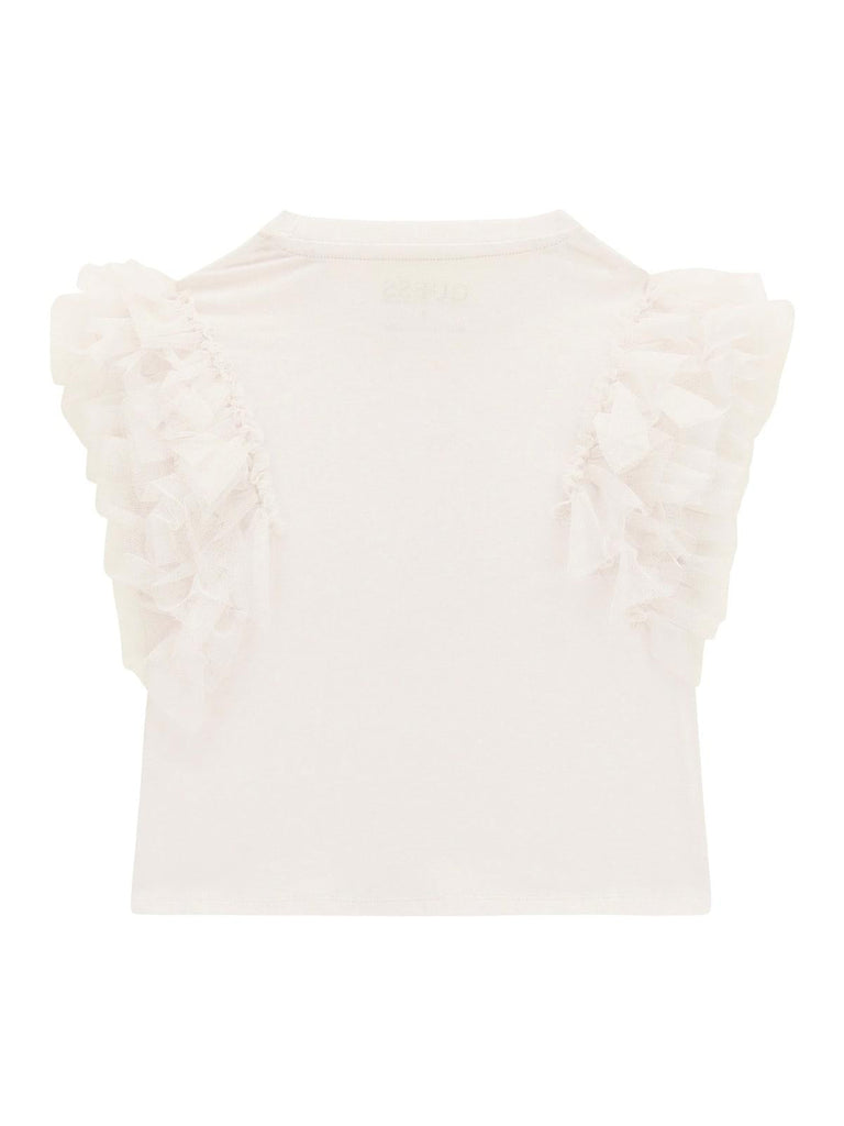 GUESS SS T-SHIRT W/MESH