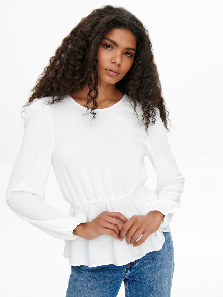 ONLY ONLMETTE DAR L/S O-NECK TOP NOOS WVN