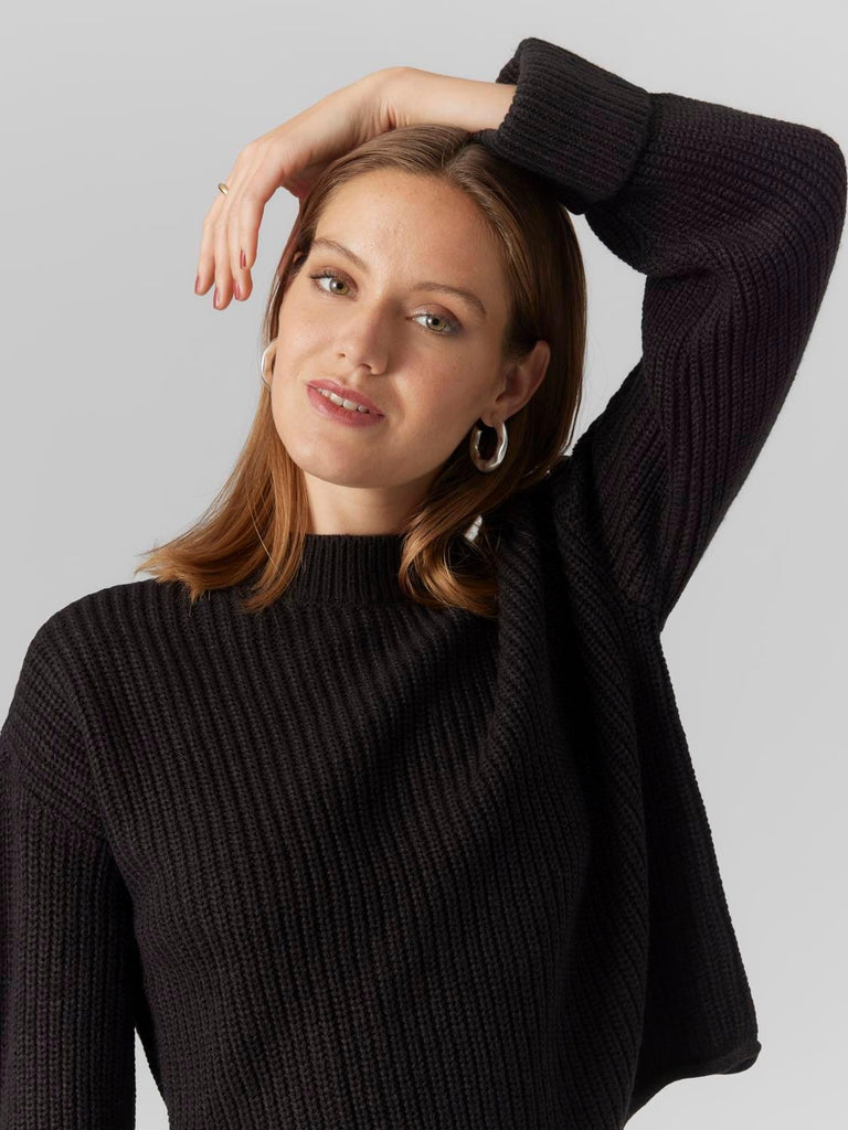 VERO MODA VMSAYLA FOLD LS O-NECK PULLOVER BOO