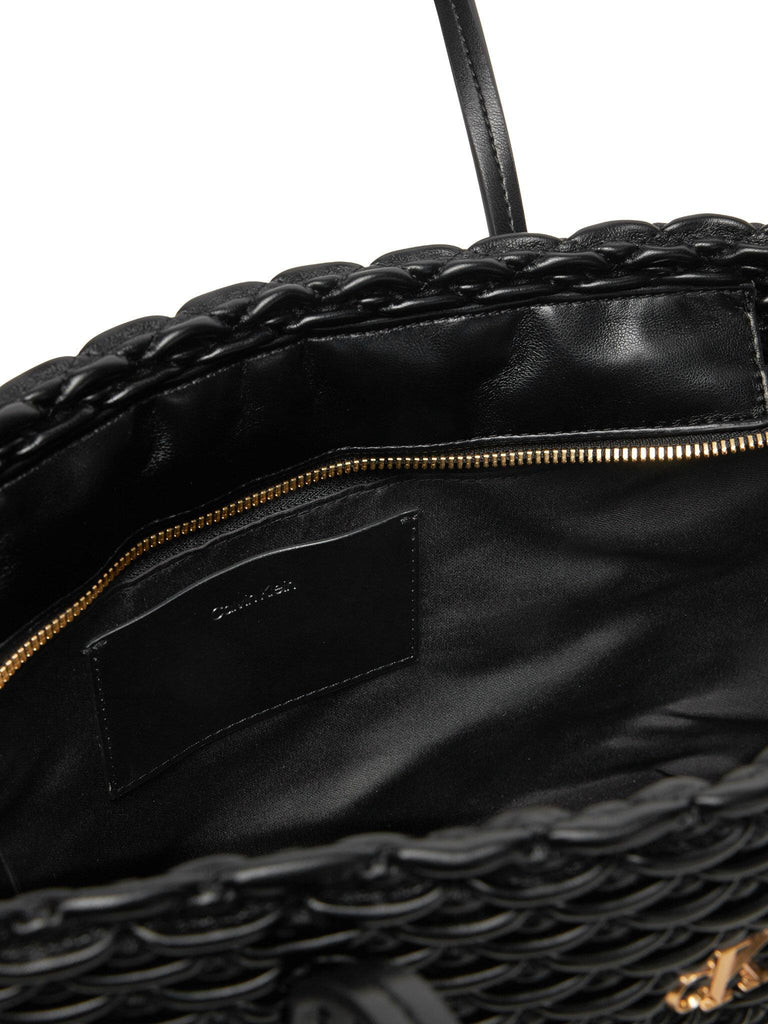 CALVIN KLEIN PLEATED TOTE