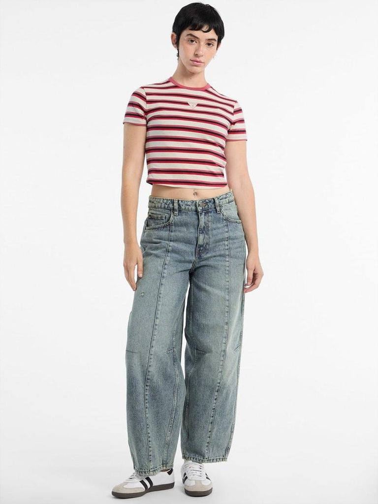 GUESS GO CORE STRIPE BABY TEE