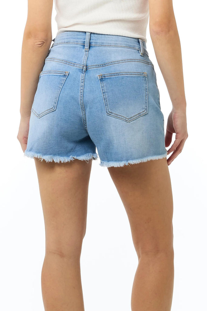 LOVEme Shorts di jeans sfrangiato