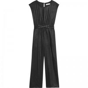 CALVIN KLEIN JEANS FESTIVE LOGO TAPE JUMPSUIT