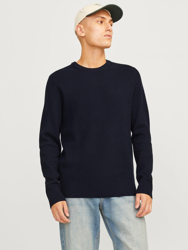 JACK AND JONES JJEPERFECT KNIT CREW NECK LN