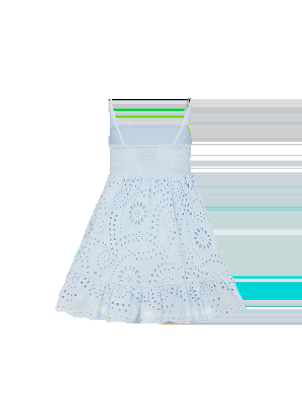 MC2 SAINT BARTH GIRL SHIRRED SHORT DRESS