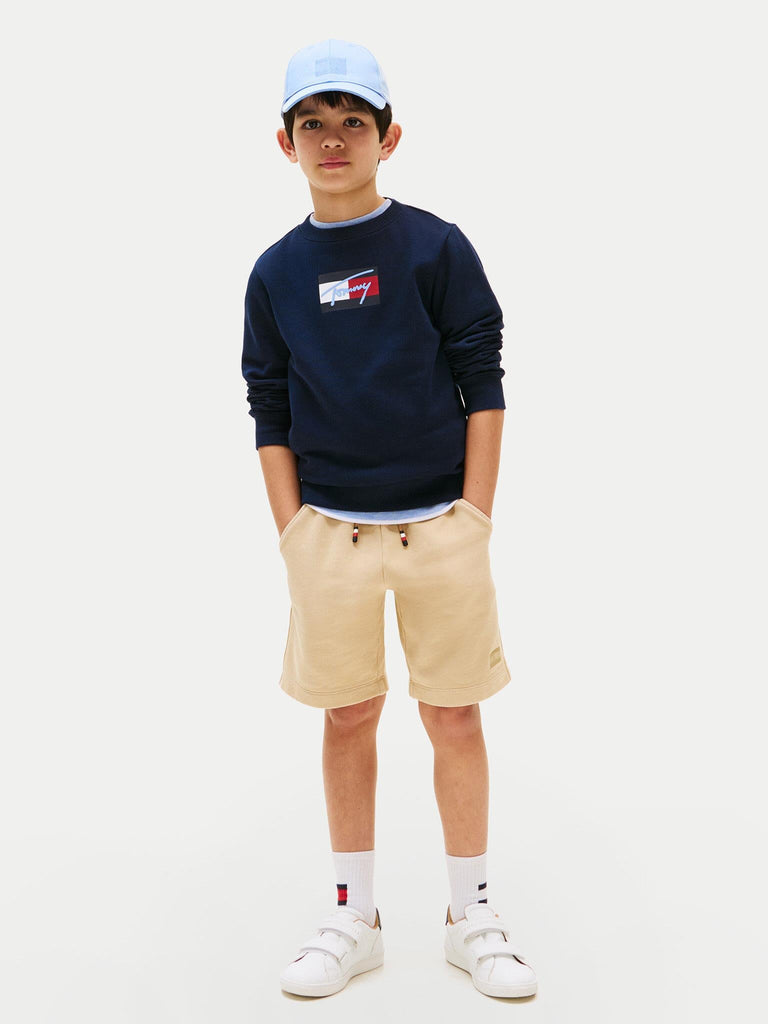 TOMMY HILFIGER TOMMY SCRIPT FLAG SWEATSHIRT