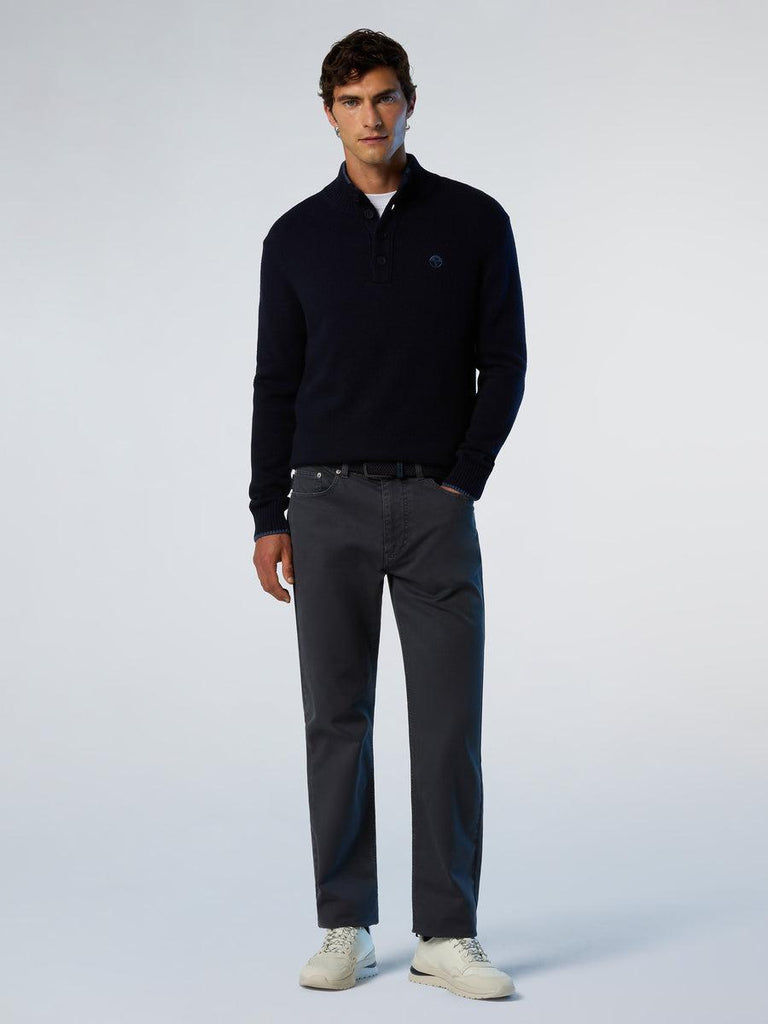 NORTH SAILS HALF BUTTONS 7GG  KNITWEAR