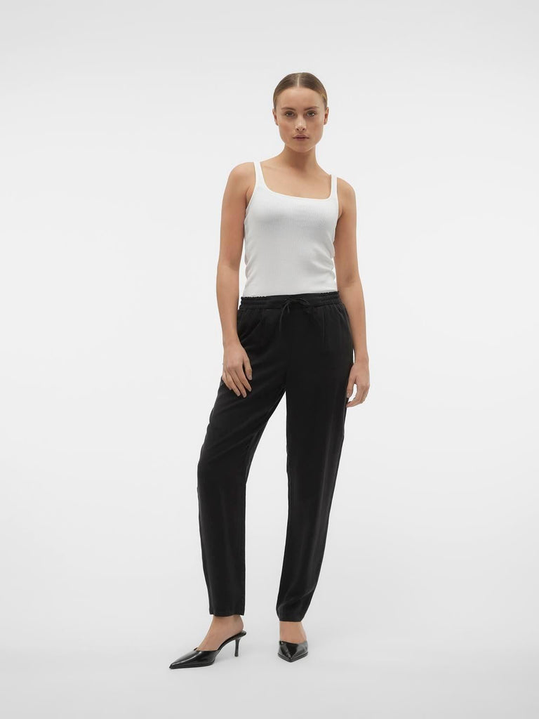VERO MODA VMHARPER MW TAPERED PULL ON PANTS GA