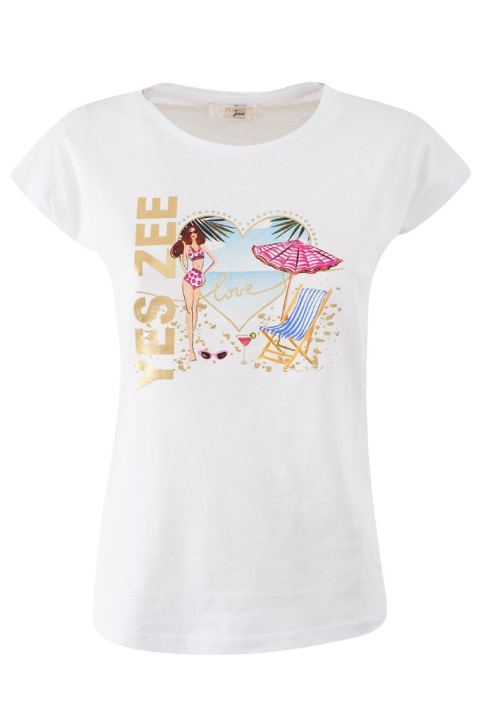 YES ZEE T-SHIRT BIMBA MORBIDA, GIROCOLLO, M/C