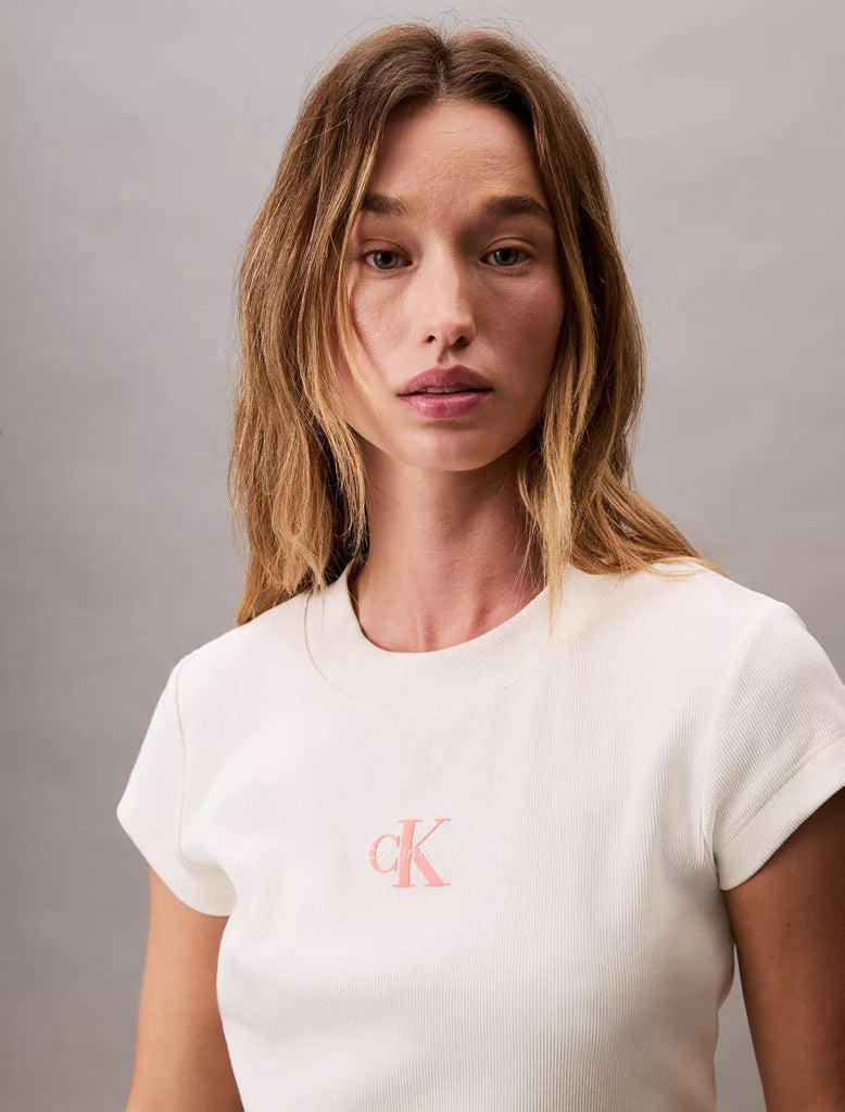 CALVIN KLEIN JEANS A- MONOGRAM BABY TEE