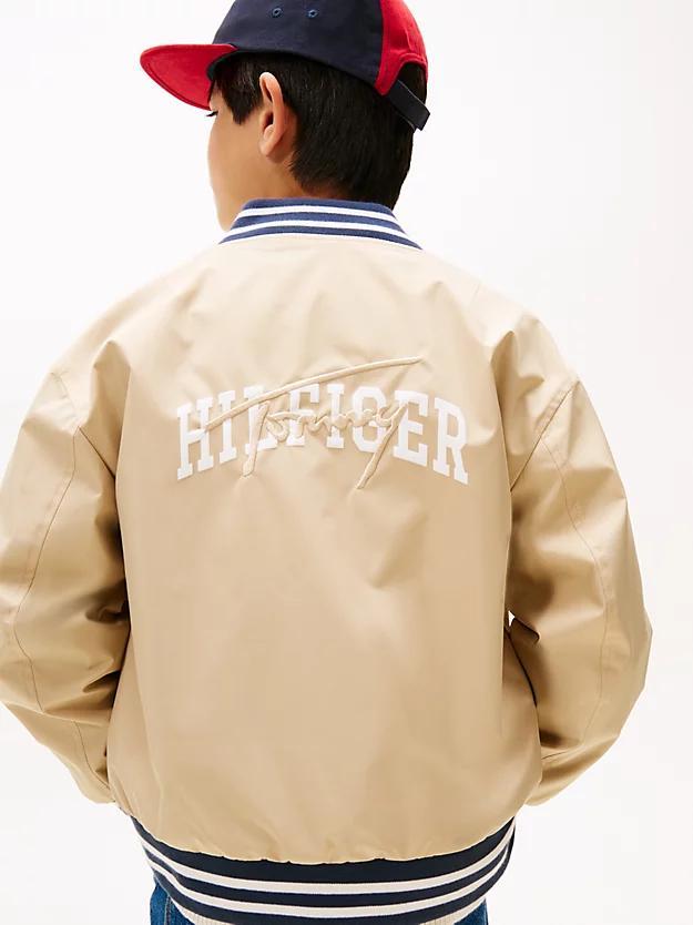 TOMMY HILFIGER REVERSIBLE BOMBER JACKET