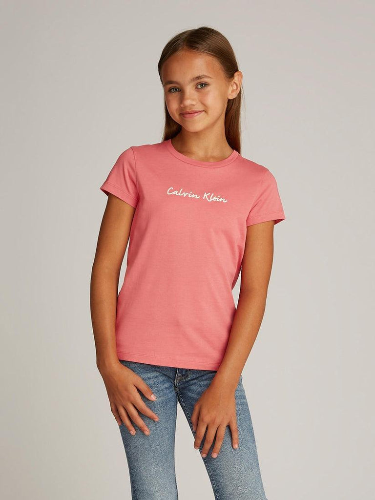 CALVIN KLEIN SCRIPT LOGO SLIM SS T-SHIRT