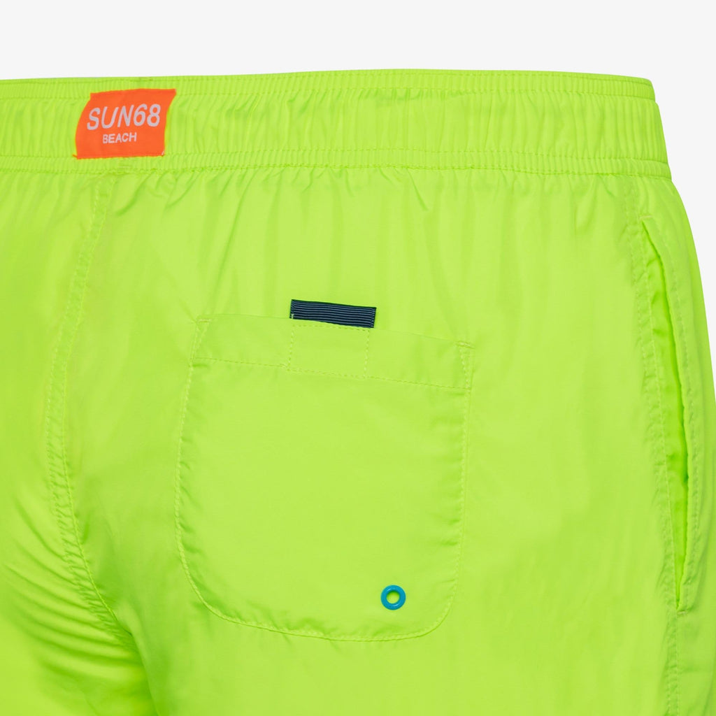 SUN68 SWIM PANT SOLID BIG LOGO