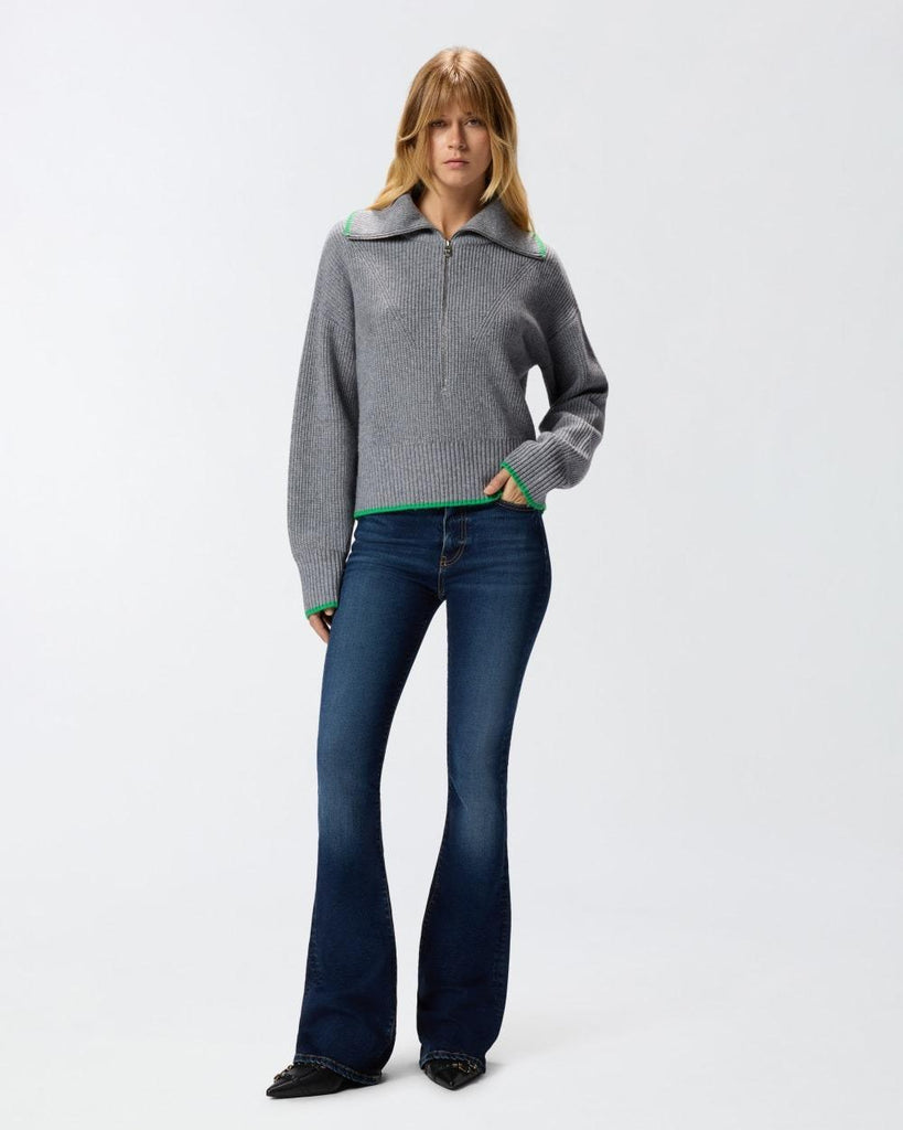 PINKO FLORA FLARE POWER STRETCH BLUE