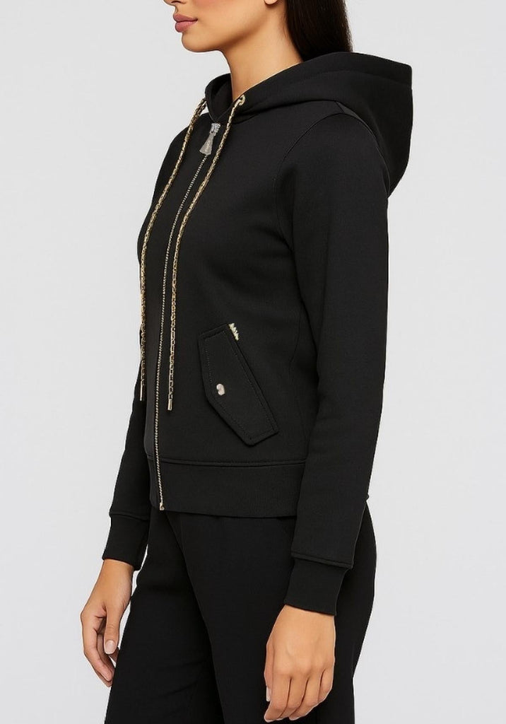 MARKUP FELPA CAPPUCCIO ZIP