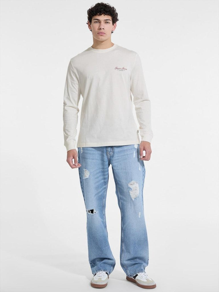GUESS GJ CN LS REG PRINT ON SLEEVE