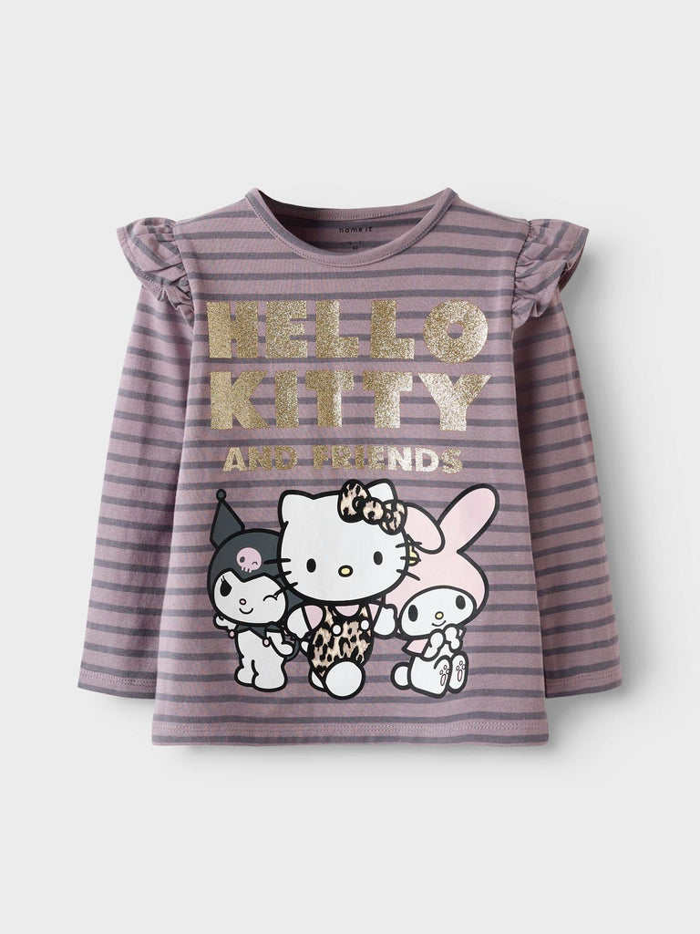 NAME.IT NMFASANNA HELLOKITTY LS TOP BOX SKY