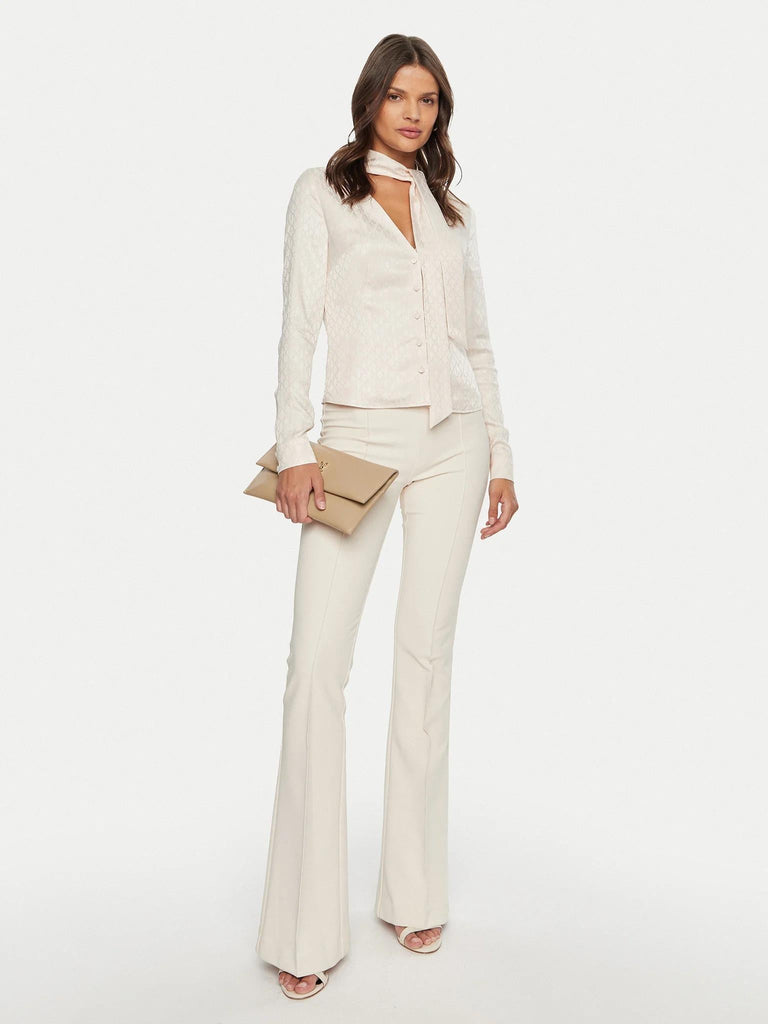 GUESS MARCIANO AMALIA TIE NECK BLOUSE