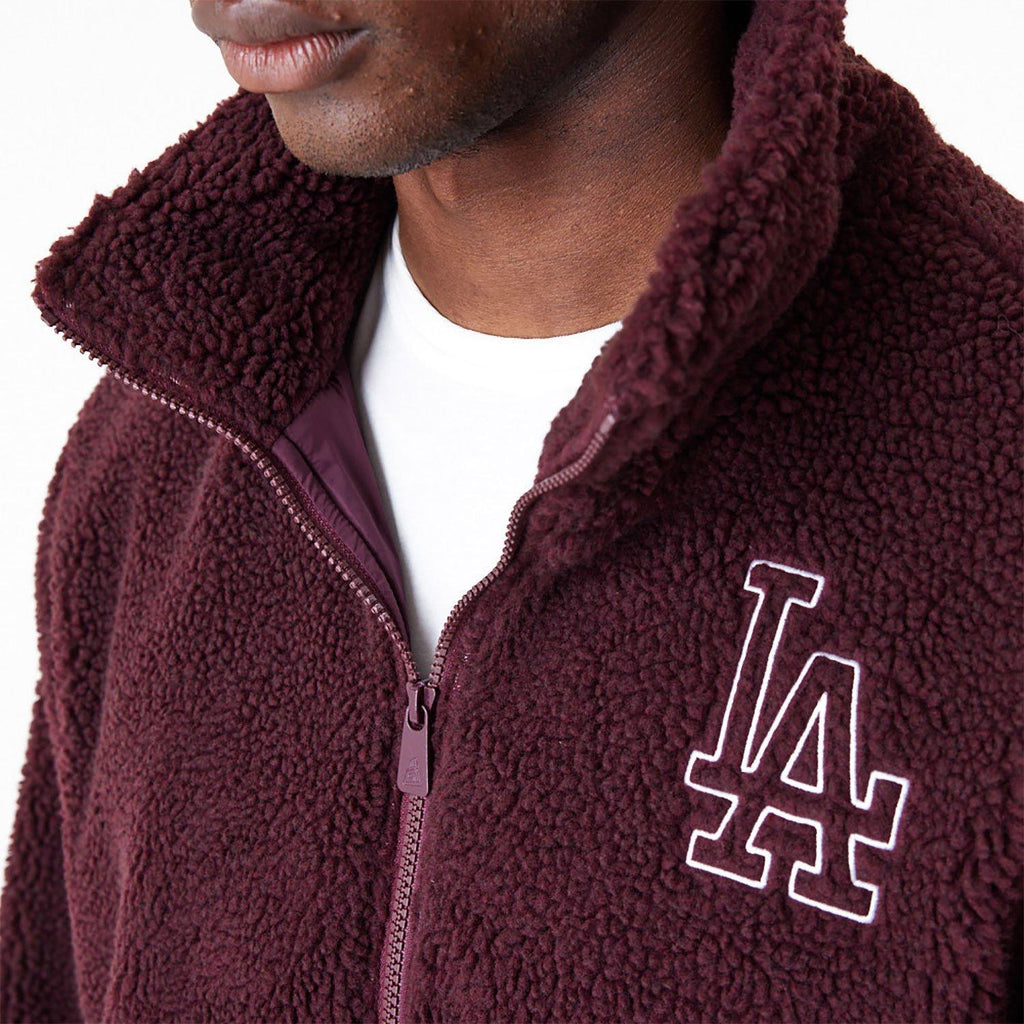 NEW ERA MLB SHERPA JACKET LOSDOD  MRN