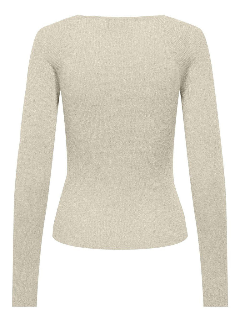 ONLY ONLHELGA LS GLITTER ASYMME NECK CC KNT