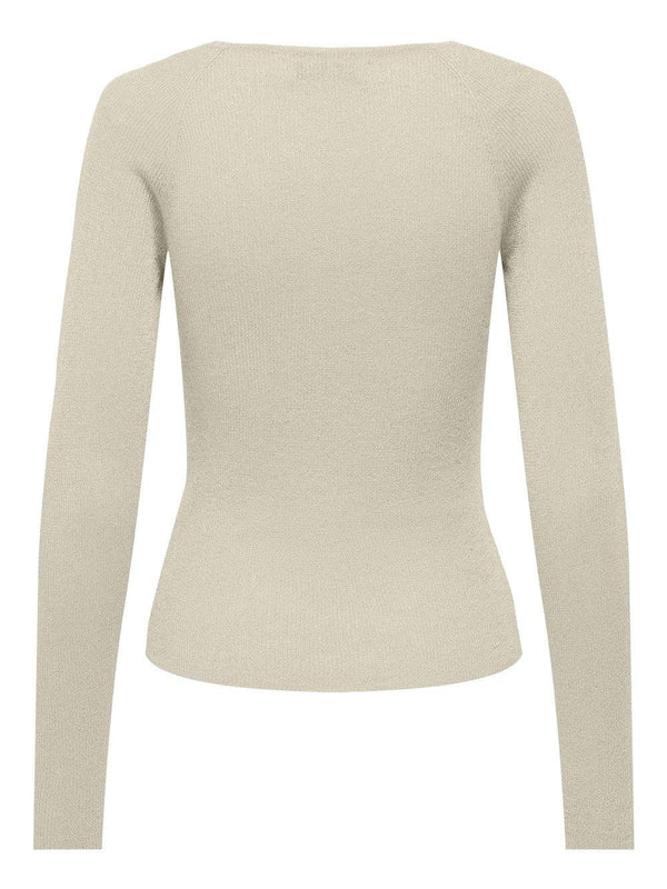 ONLY ONLHELGA LS GLITTER ASYMME NECK CC KNT