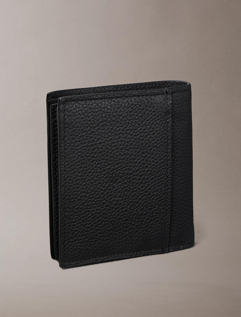 CALVIN KLEIN FOIL EMBOSS SLIM TRIFOLD W/ CARD