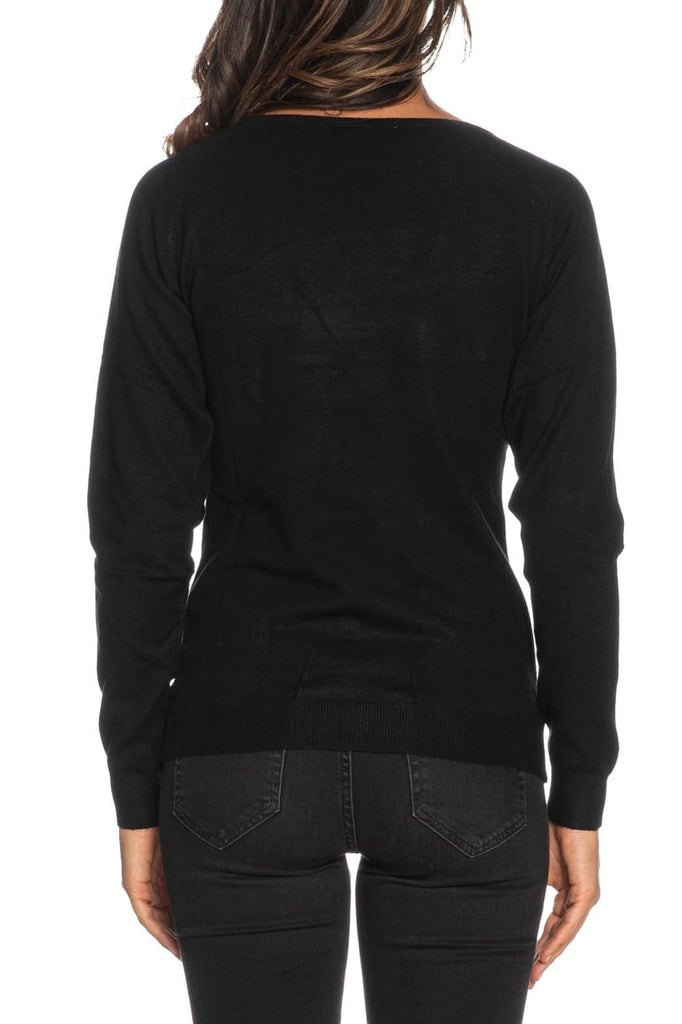 YES ZEE MAGLIA DONNA GIROCOLLO