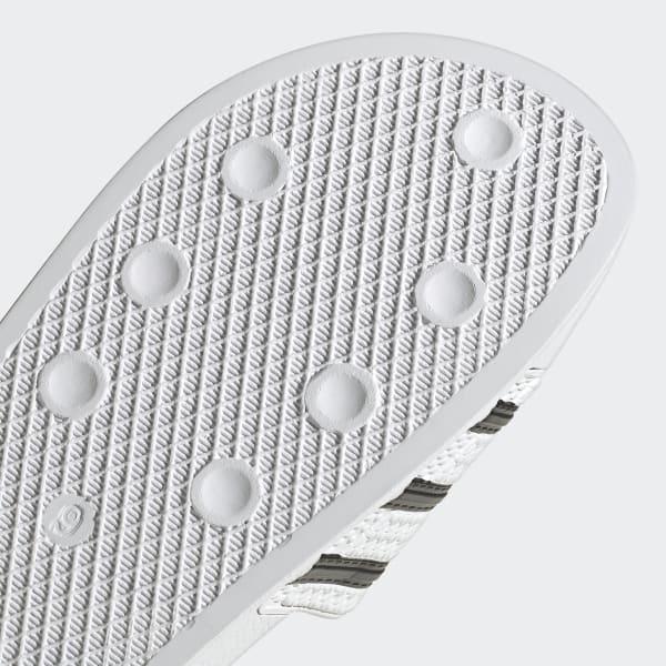 ADIDAS ORIGINALS ADILETTE            WHITE/CBLACK/WHITE