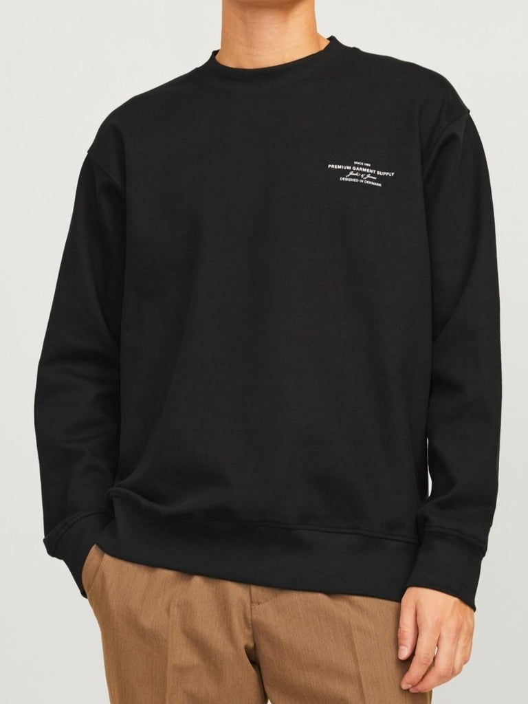 JACK AND JONES JPRBLACHAD BRANDING SWEAT CREW NECK LN