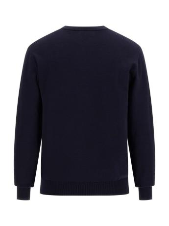 GUESS HERVEY CN LS LOGO TONAL SWEATE