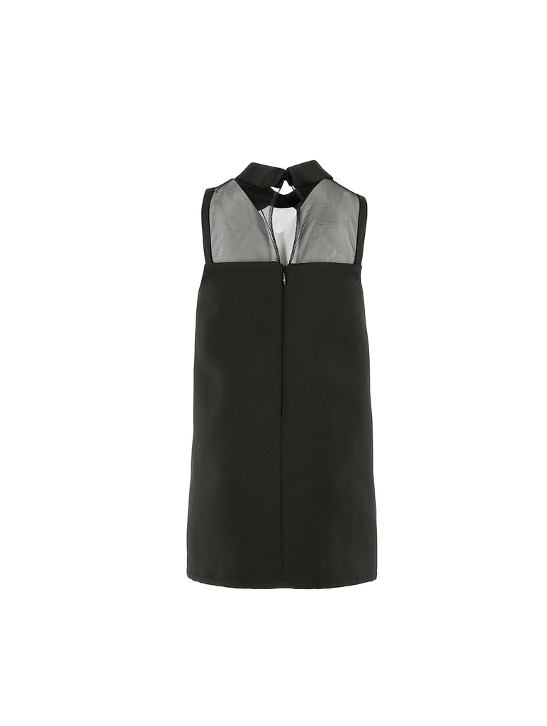 ELISABETTA FRANCHI La Mia Bambina ABITO CON COLLETTO IN DUCHESSE CON APPL. STRASS