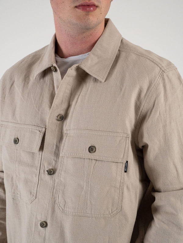 ONLY&SONS ONSKENNET LS LINEN OVERSHIRT NOOS