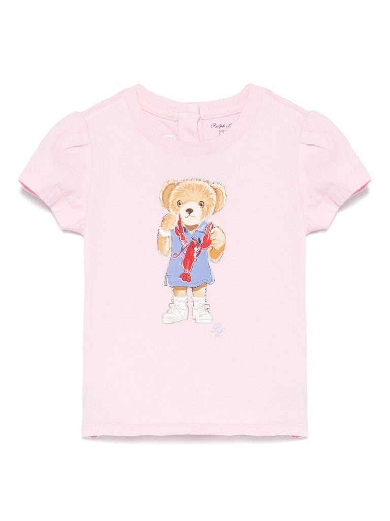 RALPH LAUREN SS BEAR TEE-KNIT SHIRTS-T-SHIRT