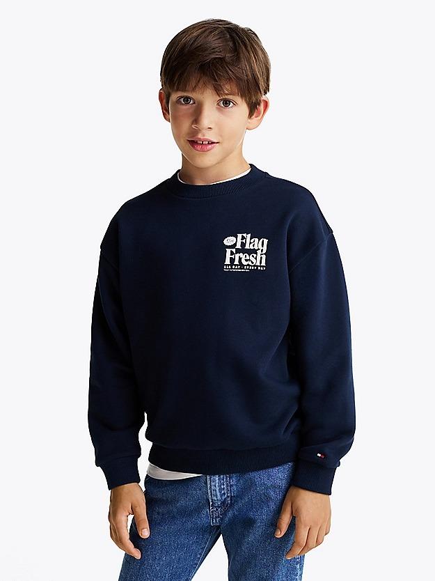 TOMMY HILFIGER FUN FLAG SWEATSHIRT