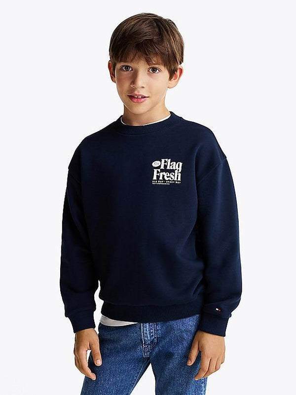 TOMMY HILFIGER FUN FLAG SWEATSHIRT