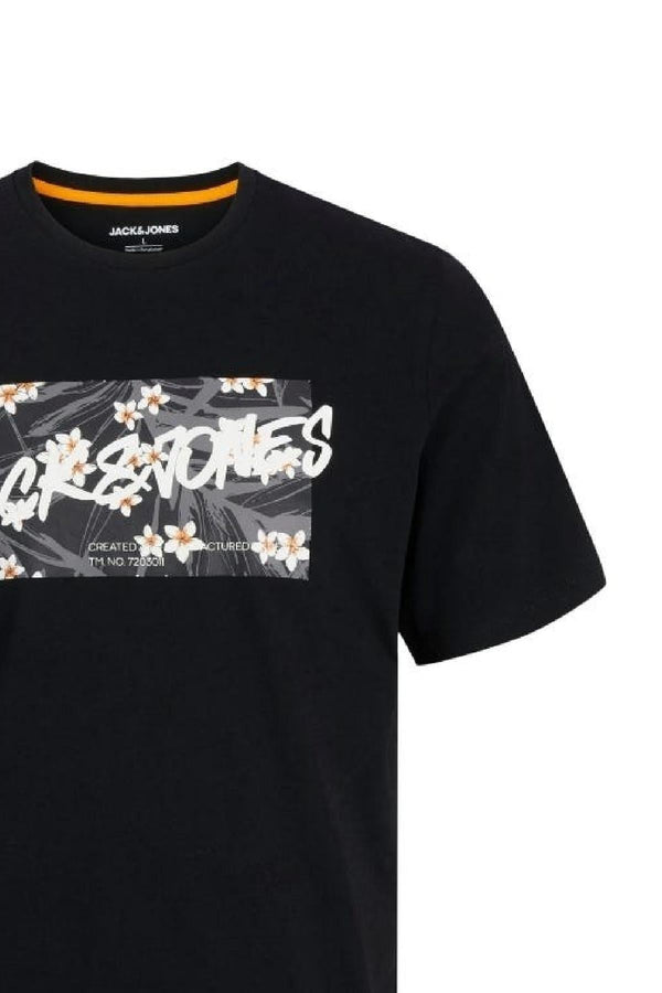 JACK AND JONES JJHAWAII SHAPE TEE SS CREW NECK LN