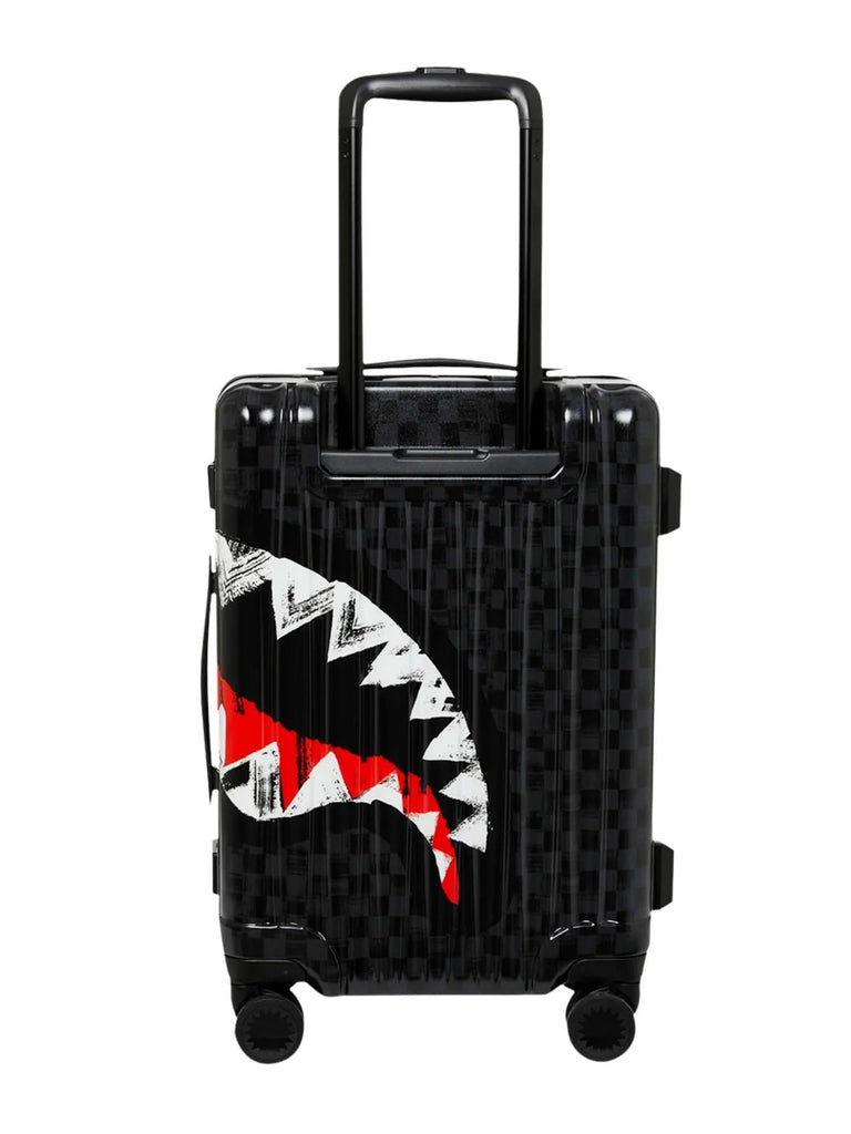 SPRAYGROUND SCRIBBLE SHARK CARRY-ON LUGGAGE
