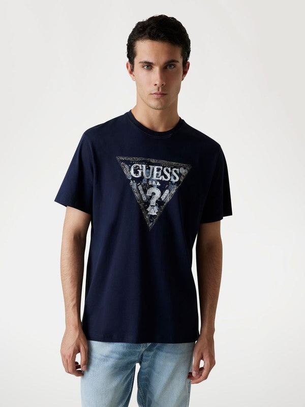GUESS SS CN GUESS TRIANGLE TEE