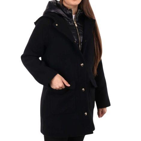 YES ZEE CAPPOTTO DONNA CON FINTO GILET STACCABILE