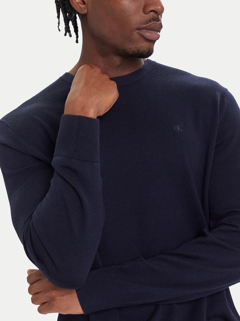 CALVIN KLEIN LS 100% MERINO CREW