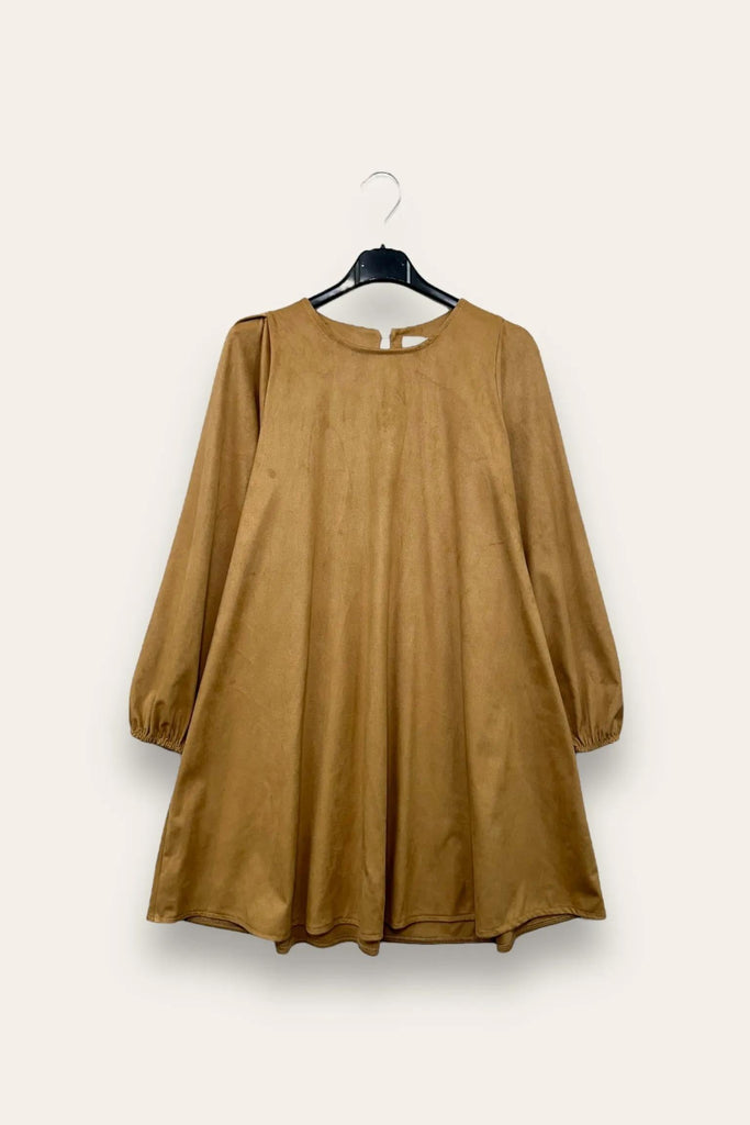 LOVEme Abito in dainetto con bottone dietro